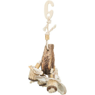 Trixie Natural Toy, Mahogany Pod/Sea Shells