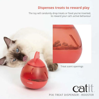 Catit PIXI Treat Dispenser Toy – Rooster