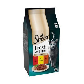 Sheba Fresh Choice Cat Pouch  Beef & Chicken in Gravy