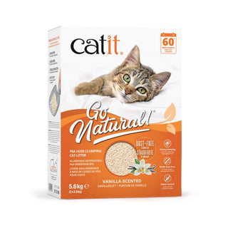 Catit Go Natural Pea Husk Clumping Litter Vanilla 5.6kg