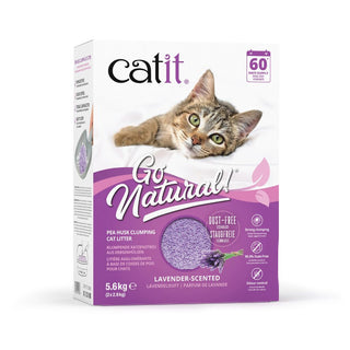 Catit Go Natural Pea Husk Clumping Litter Lavender 5.6kg