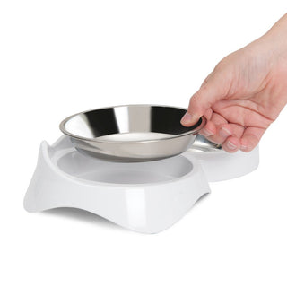Catit Pixi Double Dish White
