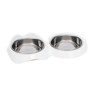 Catit Pixi Double Dish White