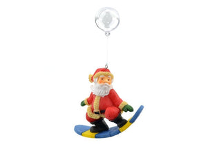 Floating Surfing Santa