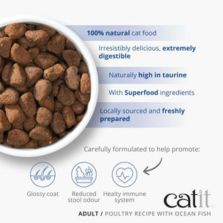 Catit Adult Poultry & Ocean Fish Recipe
