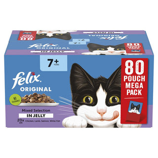Felix Cat Senior Mixed Selection in Jelly
