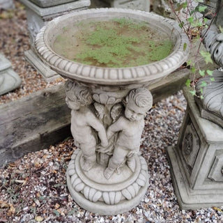 Sparta Statues Tre Putti Bird Bath
