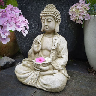Sparta Statues Large Lotus Tealight Buddha
