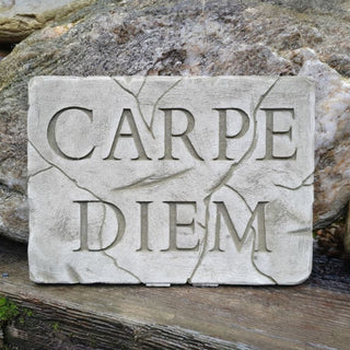 Sparta Statues 'Carpe Diem' Plaque
