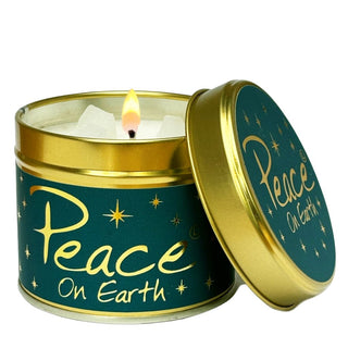 Lily Scented Tin Candle - Peace