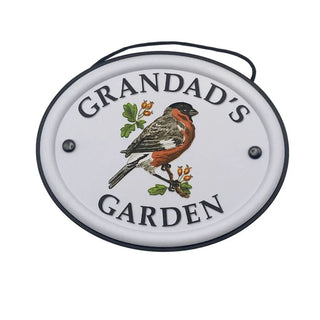 British Bird Garden Signs