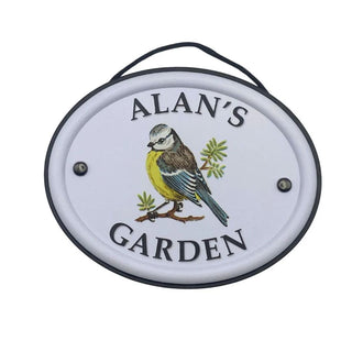 British Bird Garden Signs