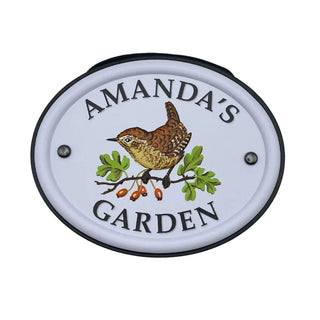 British Bird Garden Signs