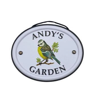 British Bird Garden Signs
