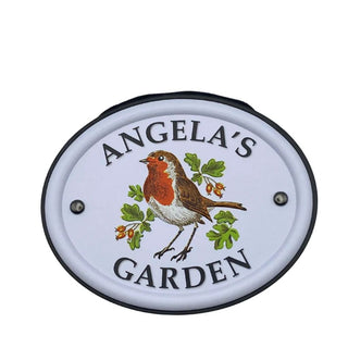 British Bird Garden Signs