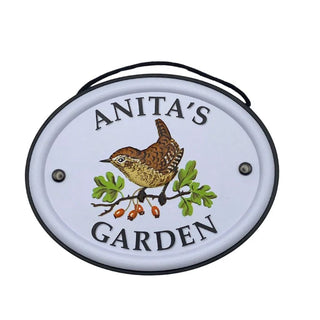British Bird Garden Signs