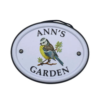 British Bird Garden Signs