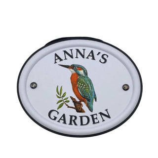 British Bird Garden Signs