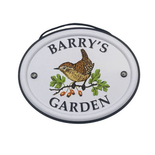 British Bird Garden Signs