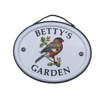 British Bird Garden Signs