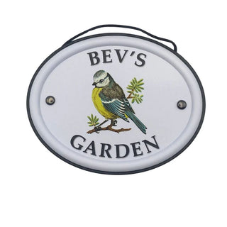 British Bird Garden Signs