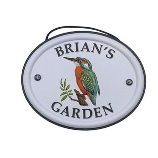 British Bird Garden Signs