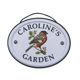 British Bird Garden Signs