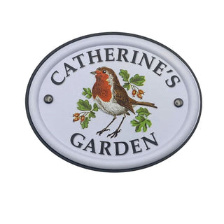 British Bird Garden Signs