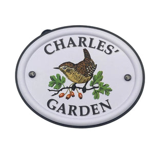 British Bird Garden Signs