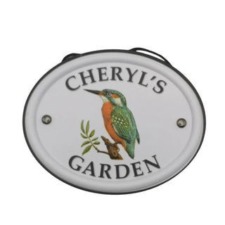 British Bird Garden Signs