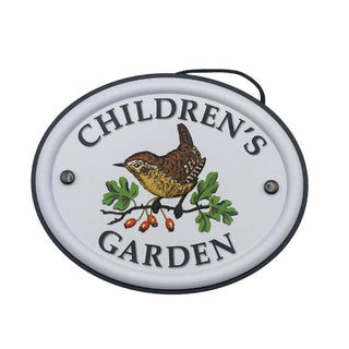 British Bird Garden Signs