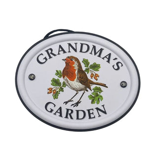 British Bird Garden Signs