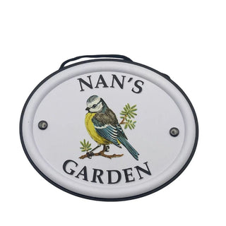 British Bird Garden Signs