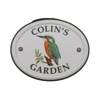 British Bird Garden Signs