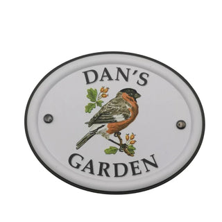 British Bird Garden Signs