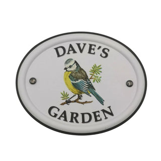 British Bird Garden Signs