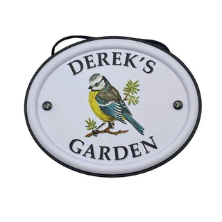 British Bird Garden Signs