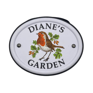 British Bird Garden Signs