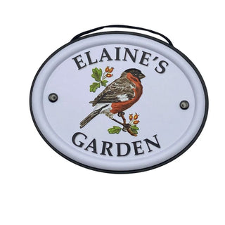 British Bird Garden Signs
