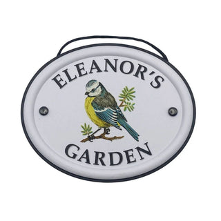 British Bird Garden Signs