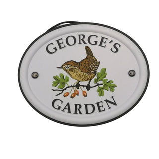 British Bird Garden Signs
