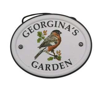 British Bird Garden Signs