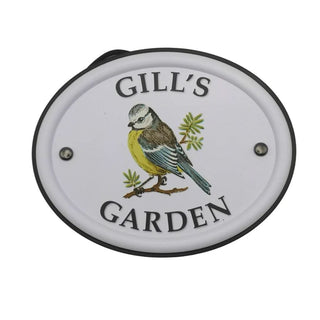 British Bird Garden Signs