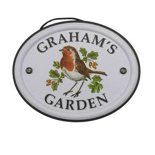 British Bird Garden Signs