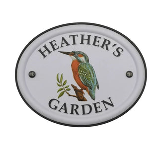 British Bird Garden Signs