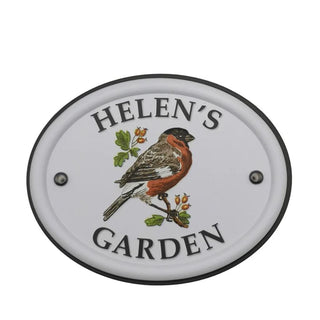 British Bird Garden Signs