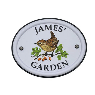 British Bird Garden Signs