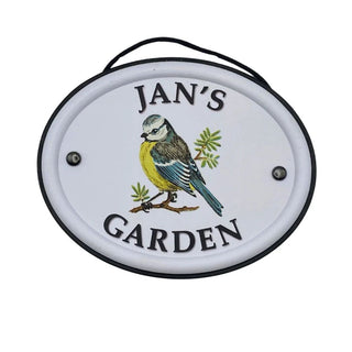 British Bird Garden Signs