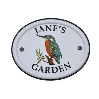 British Bird Garden Signs