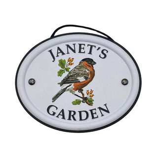 British Bird Garden Signs